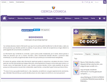 Tablet Screenshot of cienciacosmica.net